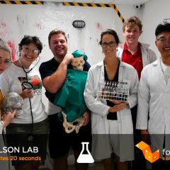 The Coulson Lab enjoyed escaping from the Zombie Lab for some team fun