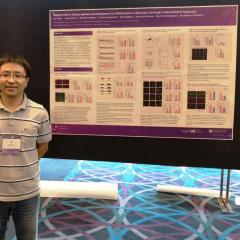 Lei with poster